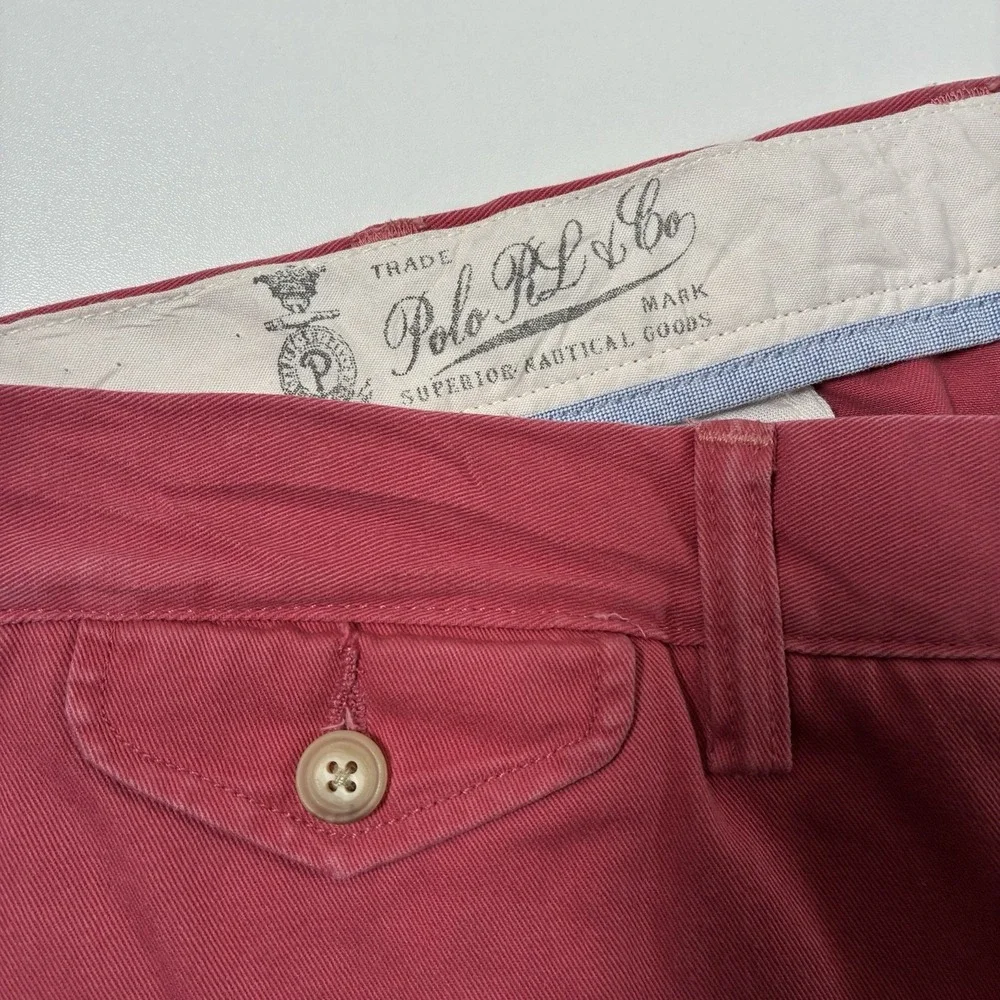 Rare‎ Vintage Polo Ralph Lauren Pants 36x32 Distressed Relaxed Baggy Chino 90s